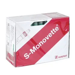 Bloedafnamesysteem S-Monovette Citraat 3,2% (1:10), S-Monovette, steriliseren, 3 ml | 66 x 11 mm, groene EU-code, papieren label